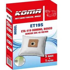 KOMA ET19S Vrecká do vysávača ETA Domino 1419 / 5ks (ET19S)