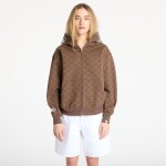 Mikina A BATHING APE College Monogram Relaxed Fit Shark Full Zip Hoodie UNISEX Brown L