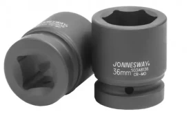 JONNESWAY Nástrčná hlavica úderová 6-hranná 3/4" 36mm / CR-MO (JS03A6136)