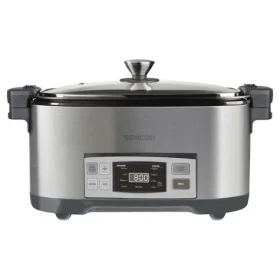 Sencor SPR 5500SS strieborná / Pomalý hrniec / 6L / Digitálny displej / 4 programy (8590669250394)