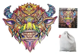 Drevené puzzle Bizon XL