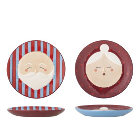 Bloomingville Kameninový tanier Granny Ø 16 cm – sada 2 ks