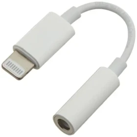 PremiumCord Lightning biela / Redukcia / Jack 3.5 mm female / 10 cm / MFi certifikácia (kipod51)