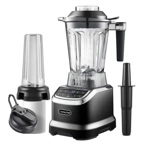 AMZCHEF ZM5003-BK čierna / Šálkový mixér / 1200 W / 1,85 l / 26000 RPM (ZM5003-BK)