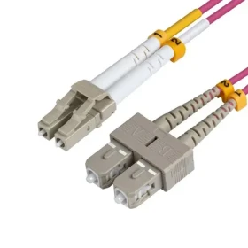 MicroConnect Optical Fibre Cable LC/SC Multimode duplex OM4 3M fialová (FIB422003P)