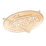Veselá Stena Drevená nástenná dekorácia Classic garage