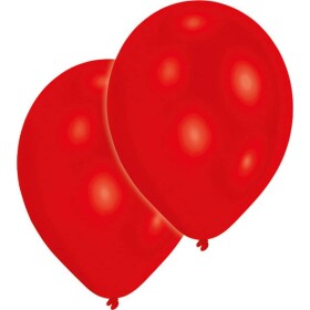 Latexové balóniky červené 10 ks 27,5 cm - Amscan