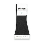 Netlačící ponožky Steven art.018 grafitová melanž 43-46