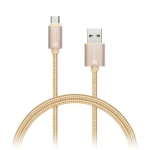 Connect IT Wirez Premium Metallic micro USB - USB zlatá / 1m / dopredaj (CI-966)