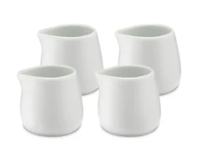 Weis Porcelánové kanvičky na mlieko / Kanvička na mlieko / 100 ml / sada 4 ks / porcelán (19064)