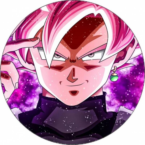 Jedlý papier Dragon Ball Goku Black 19,5 cm - Pictu Hap - Pictu Hap