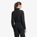 Mikina adidas Knitted Crochet Firebird Track Top Black S