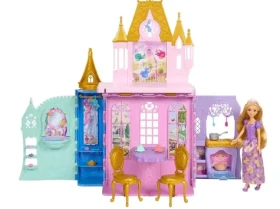 Mattel Bábika Disney Princess Locika a skladací zámok JLK27