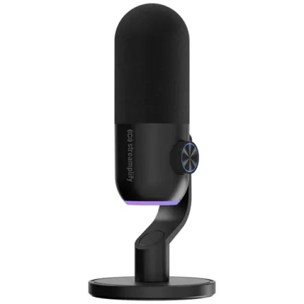 Streamplify MIC MINI čierna / Stolný mikrofón / kondenzátorový / RGB / USB (SPMC-MM1C327.11)