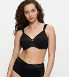 TRUE SHAPE SENSATION - Minimizer: zoštíhľujúca podprsenka s kosticami Triumph BLACK 85G