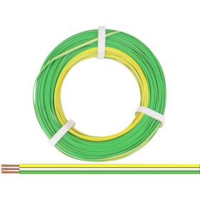 Donau Elektronik 318-354-50 opletenie / lanko 3 x 0.14 mm² + 3 x 0.14 mm² žltá, biela, zelená 50 m; 318-354-50