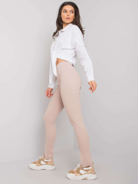 Dámske legíny RV-SP-7360.41X Light beige - RUE PARIS M-38 světlá káva