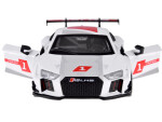 Mamido Audi R8 LMS športový model kovového auta, mierka 1:32, zvuky, svetlá