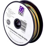 TRU COMPONENTS 1571443 opletenie / lanko 3 x 0.14 mm² žltá, červená, zelená 25 m; 1571443