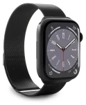 Puro Milanese čierna / Remienok pre Apple Watch / 38/40/41 mm (PUMILAW40BLK)