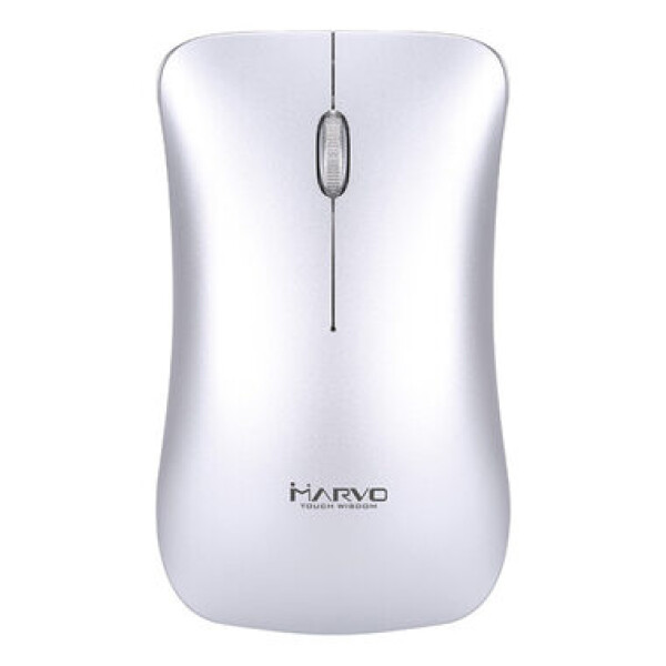 Marvo DWM102SL strieborná / bezdrôtová optická myš / 1600 DPI / 2.4GHz USB prijímač (DWM102SL)