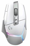 Logitech G502 X PLUS Premium biela / bezdrôtová herná myš / optický senzor / 25600 DPI / 13 tlačidiel / USB (910-006171)