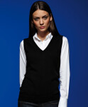Daiber JN 656 Dámska sveterová vesta s výstrihom do V 02.0656 čierna black XXL