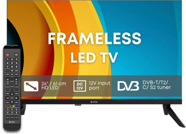 Estar eSTAR LED TV 24"/56cm LEDTV24R2T2 Black