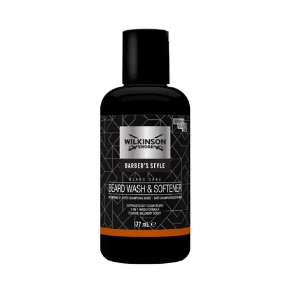 Wilkinson Barber's Style Beard Wash-Softener - umývanie a zmäkčovanie fúzov 177ml (WVK007)
