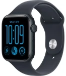 Apple Watch SE 3 (2026) GPS+Cellular 40mm Temne atramentové hliníkové telo - Námornícky modrý športový remienok S/M (MJLG4MP/A)