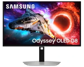 27" Samsung Odyssey OLED G8 LS27HG802SUXEN strieborná / Monitor / OLED / 3840x2160 / 240Hz / HDR10+ / HDMI + DP (LS27HG802SUXEN)