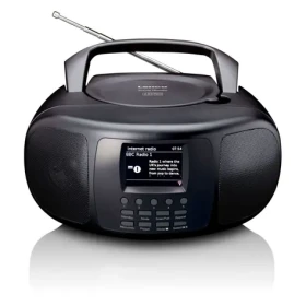 LENCO SCD-6000BK čierna / FM rádio / CD prehrávač / 2x2W / 3.5mm jack (SCD-6000)