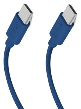 SBS USB-C modrá / dátový kábel / 60 W / Power Delivery / 1,5 m