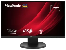 22" ViewSonic VG2208A-HD čierna / Monitor / IPS / 1920 x 1080 / 100 Hz / HDMI + DP + VGA / Pivot / VESA / repr (VG2208A-HD)