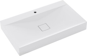 MEXEN - Poli umývadlo na dosku liaty mramor 60 x 48, biela 23026001