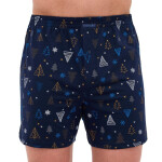 Pánske šortky 016/23 Night3 - CORNETTE tmavě modrá L