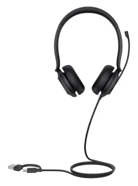 Yealink UH35 / Slúchadlá / Microsoft Teams / USB-C/USB-A / Obojstranné (UH35 DUAL TEAMS USB-C/A)