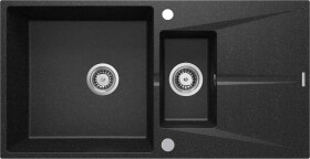 DEANTE DEANTE - Corio graphite Granitový drez, 1,5-miska s odkvapkávačom ZRC_2513