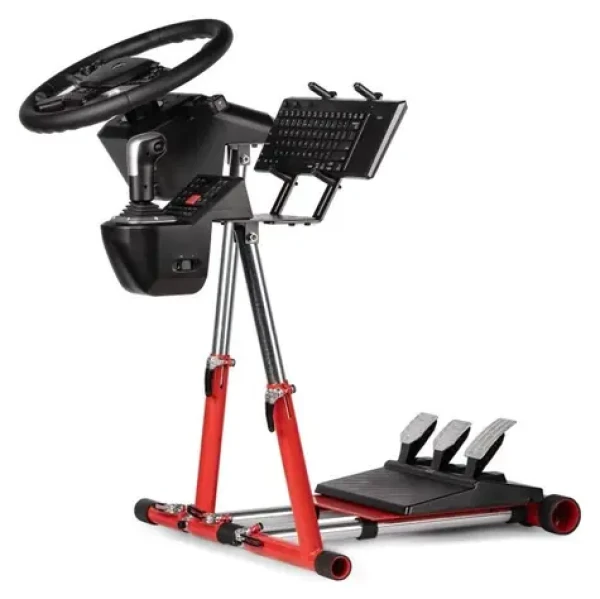 Wheel Stand Pro FARM TRUCK červená / Stojan na volant a pedále / s RGS modulom / Logitech / Thrustmaster / Fanatec (WSP-FT-RED)