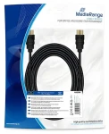MediaRange MRCS211 čierna / HDMI kábel / High Speed + Ethernet / 5m / pozlátené konektory (MRCS211)