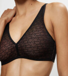 TRIUMPH SIGNATURE SHEER - Neviditeľná podprsenka s kosticami s výplňou Triumph BLACK 75D