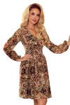 Dámske šifónové šaty 357-2 animal - Numoco S