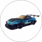 Jedložiteľný papier Need for Speed tuning Mazda RX-7 19,5 cm - Pictu Hap - Pictu Hap