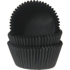 Čierne košíčky na cupcake 1000ks 50x33mm - House of Marie - House of Marie