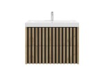 Kúpeľňová skrinka s umývadlom SAT Delano 80x56x45 cm dub mat DELANO80ZDCUM DELANO80ZDCUM