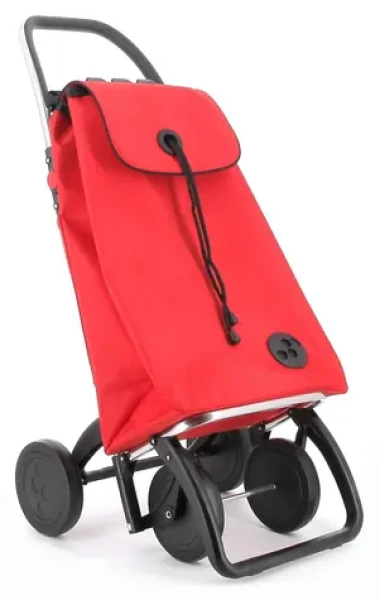 Rolser I-Max 955 MF 4 Logic červená / Nákupná taška na kolieskach / Macrofibra / 43 l / 104 cm