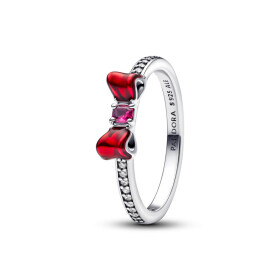 Pandora Strieborný prsteň Snehulienčina mašle Disney 193652C01 48 mm