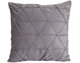 Dekoratívny vankúš Vanessa 45x45 cm, strieborný%