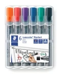 Staedtler Lumocolor / Popisovač na flipchart / sada 6 ks / šírka stopy 2-5 mm / 6 farieb (356 B WP6)