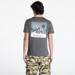 Tričko Columbia Kwick Hike™ Back Graphic Shortsleeve Tee Black Heather/ Linear View Multi L